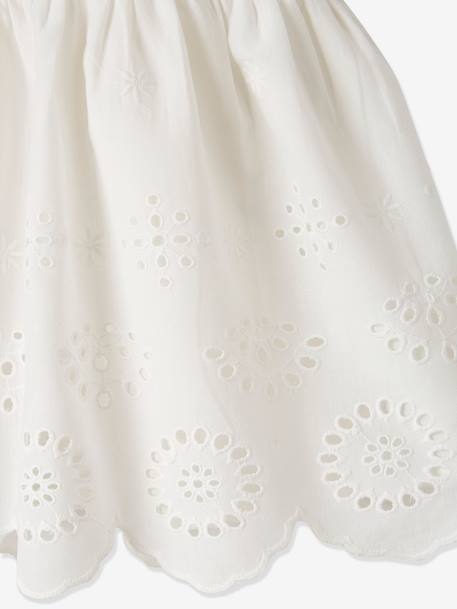 Ceremonieset voor baby met jurk, bloomer en haarband ivoor - vertbaudet enfant 