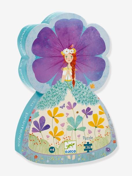 Puzzle La Princesse du printemps 36 pièces BLEU - vertbaudet enfant 