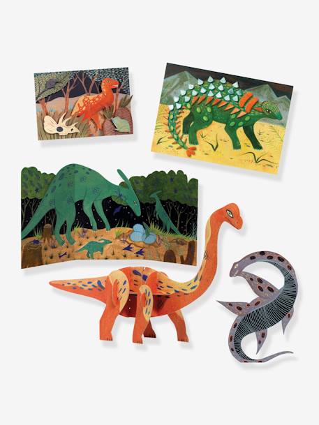 Set Wereld van de dinosaurus DJECO GROEN - vertbaudet enfant 