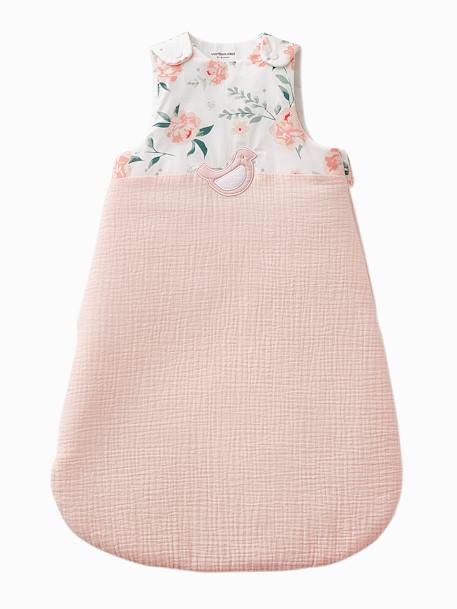 Gigoteuse bi-matière EAU DE ROSE rose - vertbaudet enfant 