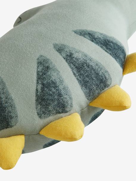 Lot 2 coussins PETIT DINO bleu / kaki - vertbaudet enfant 