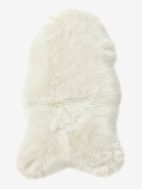 Tapis fausse fourrure BLANC - vertbaudet enfant 