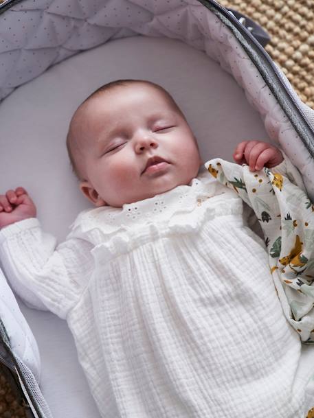 Couffin de voyage pliant gris chiné - vertbaudet enfant 