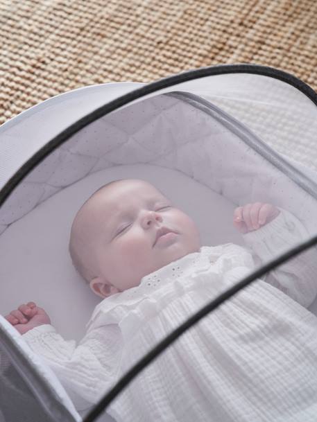 Couffin de voyage pliant gris chiné - vertbaudet enfant 