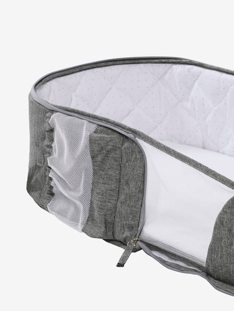 Couffin de voyage pliant gris chiné - vertbaudet enfant 