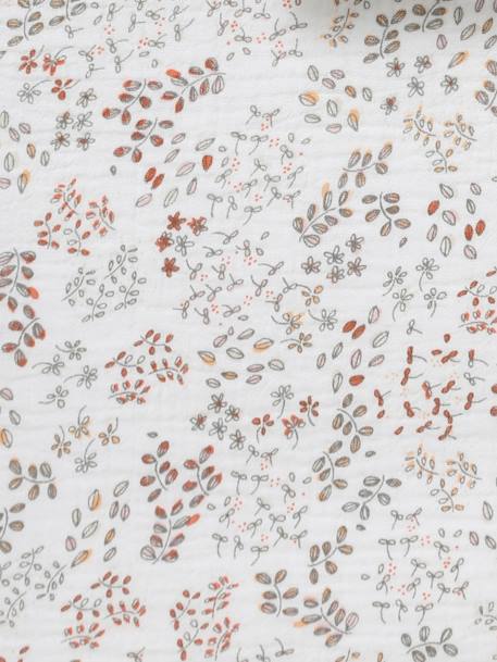 Verschoonzak van katoengaas geel+meerkleurig - vertbaudet enfant 