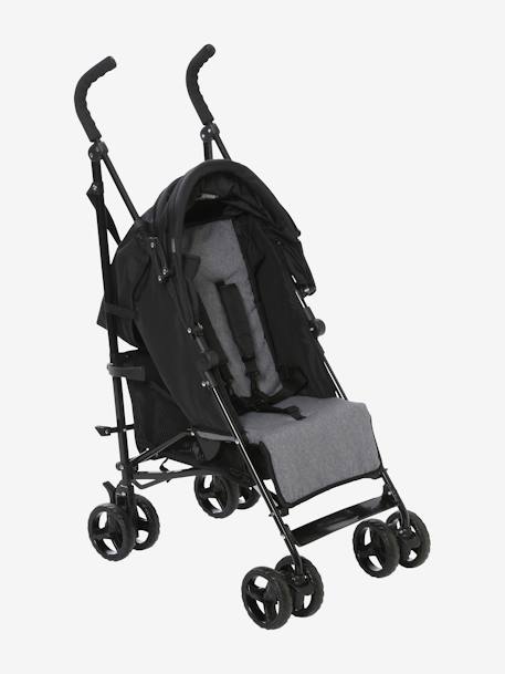 Poussette-canne multiposition  Facilcity 2 noir/gris - vertbaudet enfant 