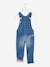 Salopette en jean garçon style 'worker' poches fantaisie stone - vertbaudet enfant 