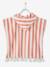 Personaliseerbare gestreepte baby-badponcho blauw+geel, gestreept+groen+roze - vertbaudet enfant 