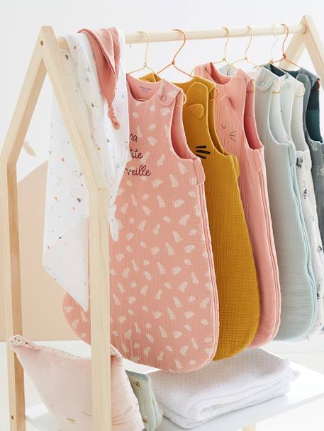 Gigoteuse sans manches en gaze de coton bio* BABY TIGRE caramel - vertbaudet enfant 