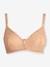 Soutien-gorge de grossesse et d'allaitement Iris CACHE C¼UR sans armatures NOIR+NUDE - vertbaudet enfant 