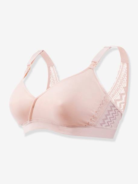 Soutien-gorge de grossesse et d'allaitement Serena CACHE C¼UR sans armatures BLUSH+NOIR+NOIR GRIS+terracotta - vertbaudet enfant 
