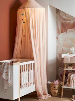 Linge de maison et décoration-Décoration-Rideau-Ciel de lit en gaze de coton