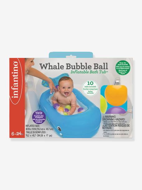 Baignoire gonflable Baleine - INFANTINO BLEU - vertbaudet enfant 