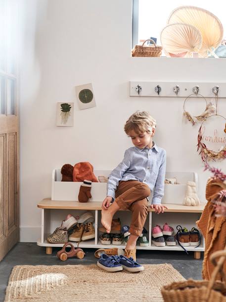Meuble à chaussures PTILOU blanc - vertbaudet enfant 