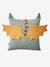 Coussin carré dragon personnalisable vert - vertbaudet enfant 