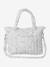 Sac à langer en gaze de coton Plume beige imprimé+blanc imprimé+IVOIRE IMPRIME+ivoire végétal+vanille - vertbaudet enfant 