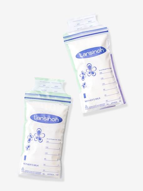 Sachets de conservation du lait maternel 50 pièces BLANC - vertbaudet enfant 