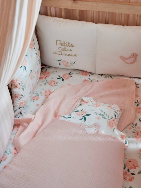 Gigoteuse sans manches bi-matière EAU DE ROSE rose - vertbaudet enfant 