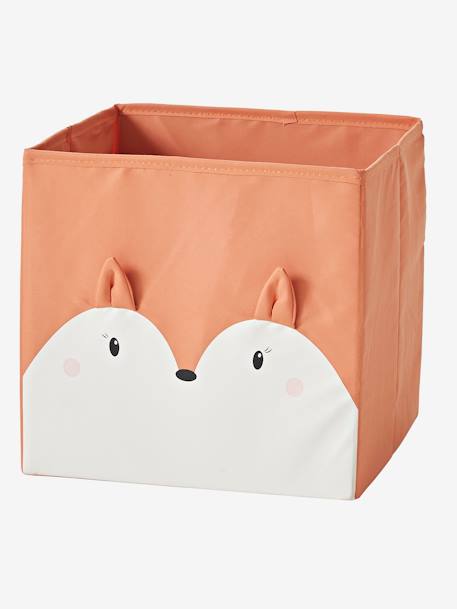 Lot de 3 bacs de rangement Renard fleurs rose - vertbaudet enfant 