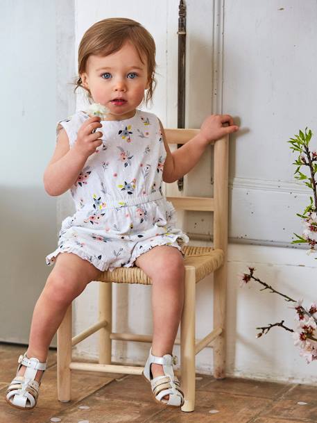 Verminderen Mededogen Intensief Leren baby meisjesschoenen voor de eerste stapjes - wit, Schoenen