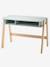 Bureau enfant LIGNE ARCHITEKT BLANC/BOIS CLAIR+vert - vertbaudet enfant 