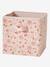 Lot de 3 bacs de rangement Renard fleurs rose - vertbaudet enfant 