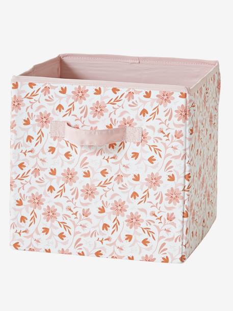 Lot de 3 bacs de rangement Renard fleurs rose - vertbaudet enfant 