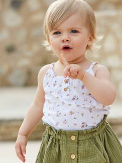 Bébé-T-shirt, sous-pull-Débardeur fines bretelles bébé