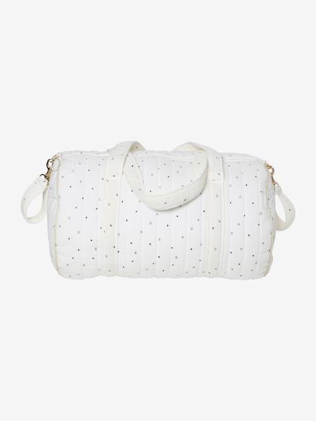 Sac à langer Baby Roll en gaze de coton eau de rose+ivoire imprimé - vertbaudet enfant 
