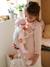 Porte-poupon en gaze de coton beige+rose - vertbaudet enfant 