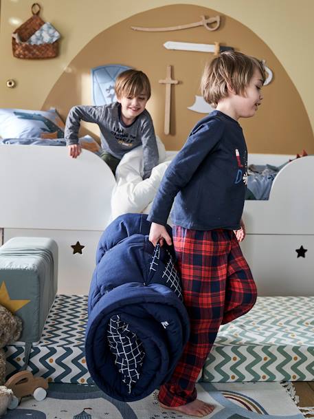 Personaliseerbare slaapset MINILI® BRANDWEER marineblauw - vertbaudet enfant 