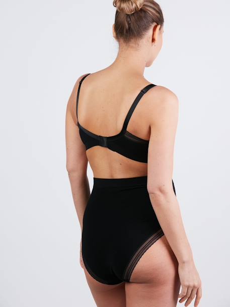 Brassière de grossesse et d'allaitement sans coutures Milk BORDEAUX+NOIR - vertbaudet enfant 