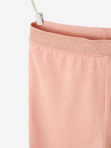 Legging fille ceinture irisée Basics gris chiné+MARINE GRISE+mauve+NOIR+rose foncé - vertbaudet enfant 