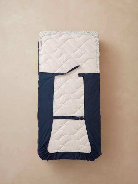 Dekbedovertrek voor kinderen Magicouette DINORAMA Oeko-Tex® BLAUW - vertbaudet enfant 