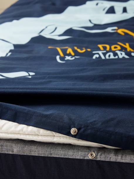 Dekbedovertrek voor kinderen Magicouette DINORAMA Oeko-Tex® BLAUW - vertbaudet enfant 