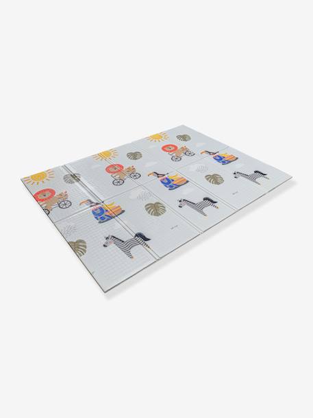 Schuimtapijt Savane - TAF TOYS BEIGE+GRIS CLAIR UNI AVEC DECOR - vertbaudet enfant 