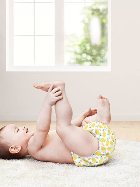 Miosolo couche lavable tout-en-un bleu+DOUX CITRON+vert - vertbaudet enfant 