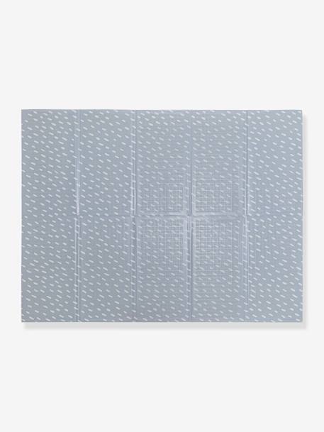 Tapis Mousse - BEIGE CLAIR UNI AVEC DECOR+GRIS CLAIR UNI AVEC DECOR - vertbaudet enfant 