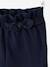 Molton babybroek met elastische taille flesgroen+inkt+rozen - vertbaudet enfant 