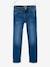 Jean slim MorphologiK fille tour de hanches LARGE avec usures BLEU FONCE DELAVE+denim black+DENIM GREY - vertbaudet enfant 