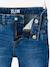 Jean slim MorphologiK fille tour de hanches LARGE avec usures BLEU FONCE DELAVE+denim black+DENIM GREY - vertbaudet enfant 