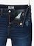 Jean slim MorphologiK fille tour de hanches FIN avec usures Brut - vertbaudet enfant 