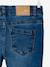 Jean slim MorphologiK fille tour de hanches LARGE avec usures BLEU FONCE DELAVE+denim black+DENIM GREY - vertbaudet enfant 
