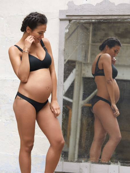 Soutien-gorge de grossesse et d'allaitement Serena CACHE C¼UR sans armatures BLUSH+NOIR+NOIR GRIS+terracotta - vertbaudet enfant 