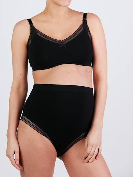 Maxi culotte de grossesse sans couture Milk NOIR - vertbaudet enfant 