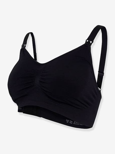 Soutien-gorge grossesse et allaitement rembourré sans coutures CARRIWELL NOIR - vertbaudet enfant 
