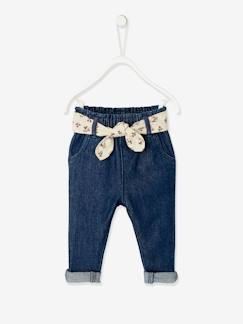 Bébé-Pantalon, jean-Jean avec ceinture en tissu bébé