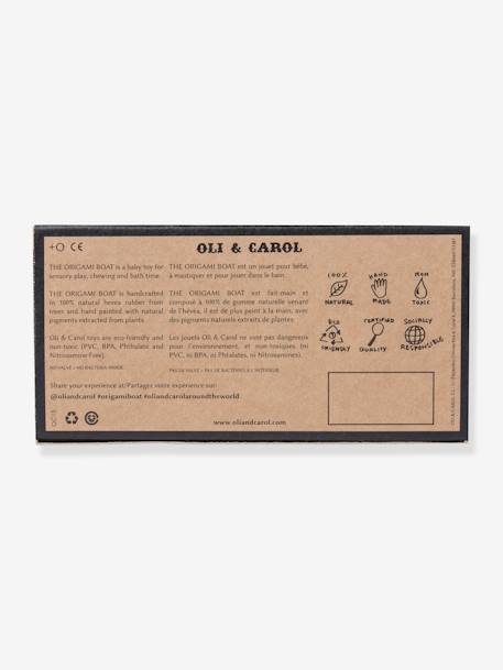 Jouet de bain Bateau Origami - MENTHE+NUDE+VANILLE - vertbaudet enfant 