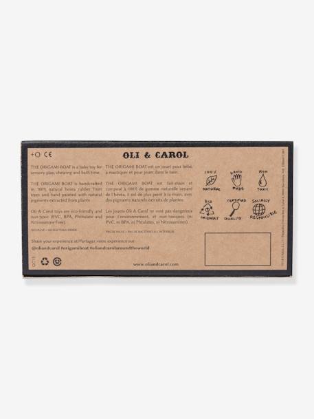 Jouet de bain Bateau Origami - MENTHE+NUDE+VANILLE - vertbaudet enfant 